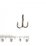 Гачки трійники рибальські, EOS, 100шт/уп, розмір №9